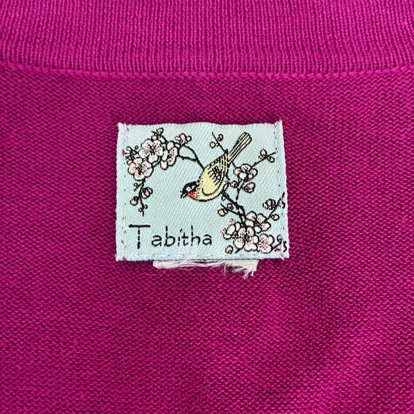 Anthro TABITHA Spilling Ruffle Tunic Cardigan Sweater- Sz M- - Picture 14 of 16